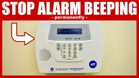 adt system chirping|how to stop adt from beeping.